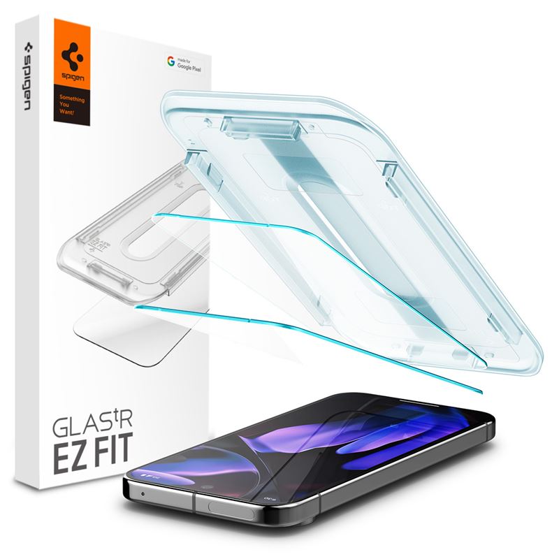Spigen Glass tR EZ Fit 2 Pack - Google Pixel 10/9 Pro/ Pixel 10/9