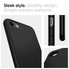 Spigen Liquid Air, black - iPhone SE (2022/2020)/8/7