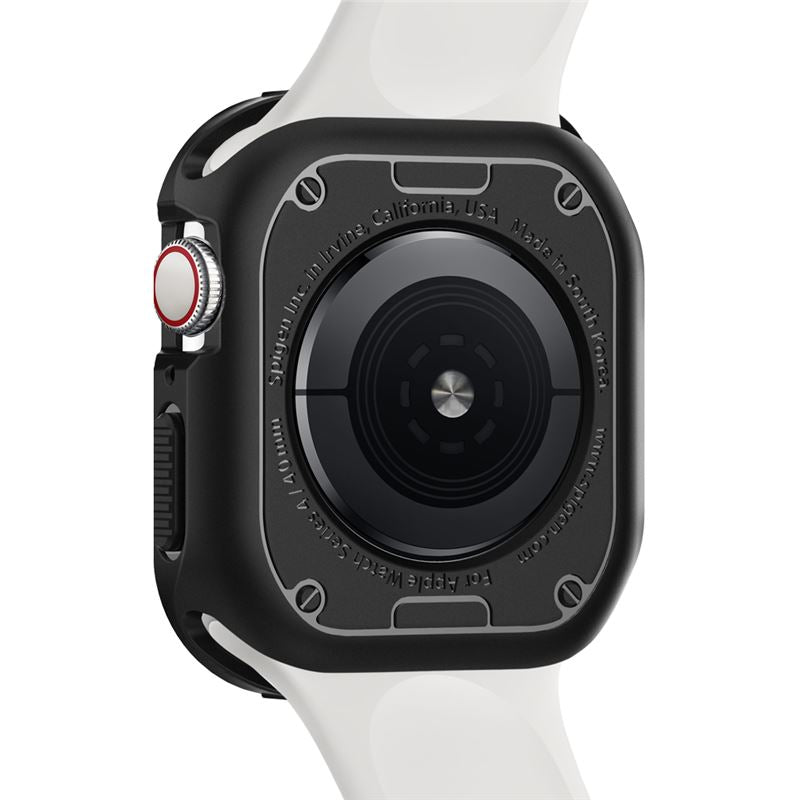 Spigen Rugged Armor, black - Apple Watch 45mm/44mm