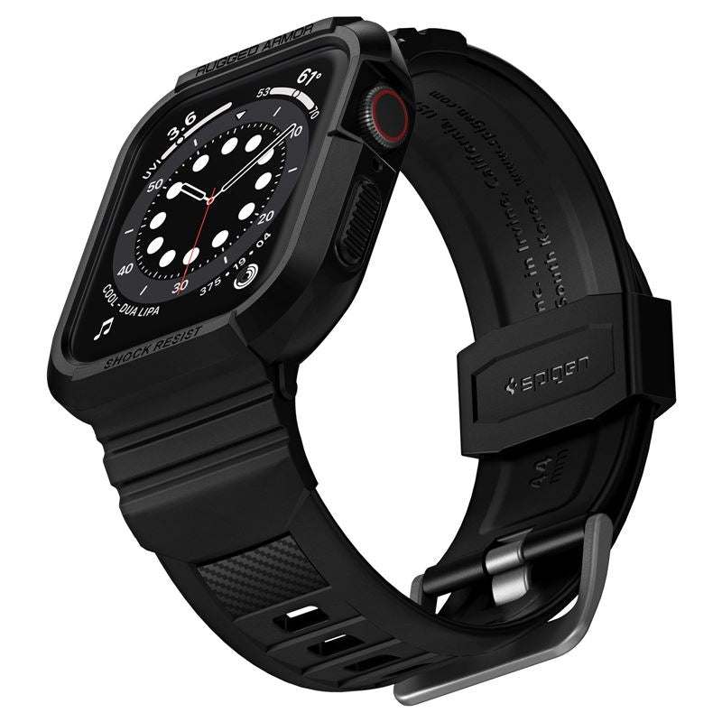 Spigen Rugged Armor Pro, black - Apple Watch 45mm/44mm