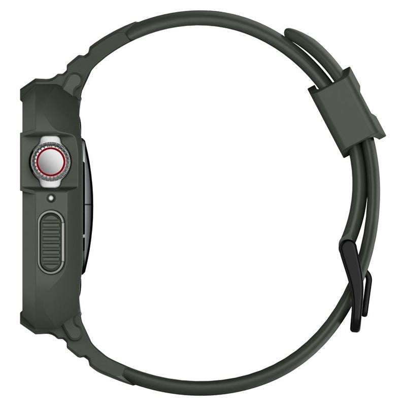 Spigen Rugged Armor Pro, green - Apple Watch 45mm/44mm
