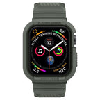 Spigen Rugged Armor Pro, green - Apple Watch 45mm/44mm