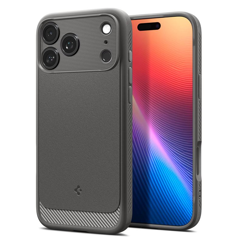 Spigen Rugged Armor MagSafe, gray - iPhone 17 Pro Max