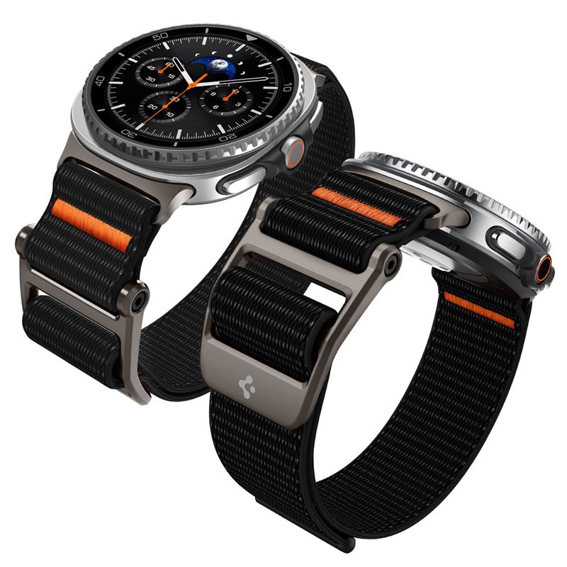 Spigen DuraPro Flex, black - Samsung Galaxy Watch 9/8 46mm/44mm/40mm