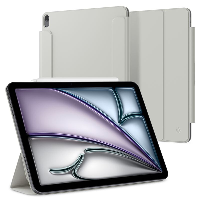 Spigen Air Skin Folio OneTap, gray - iPad Air 13" 2024/2025/2026