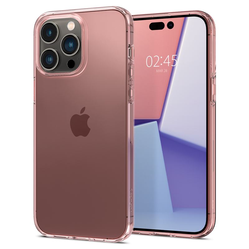 Spigen Crystal Flex, rose crystal - iPhone 14 Pro