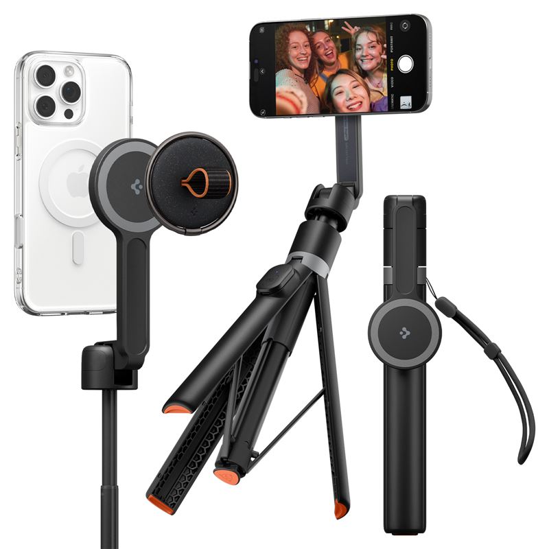 Spigen Selfie Stick MagSafe+ Tripod, black