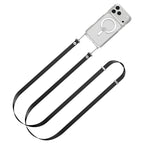 Spigen Crossbody Lanyard Strap (Strap 1P + Connector 2P) DA30L, black - for iPhone 17 Lanyard Case