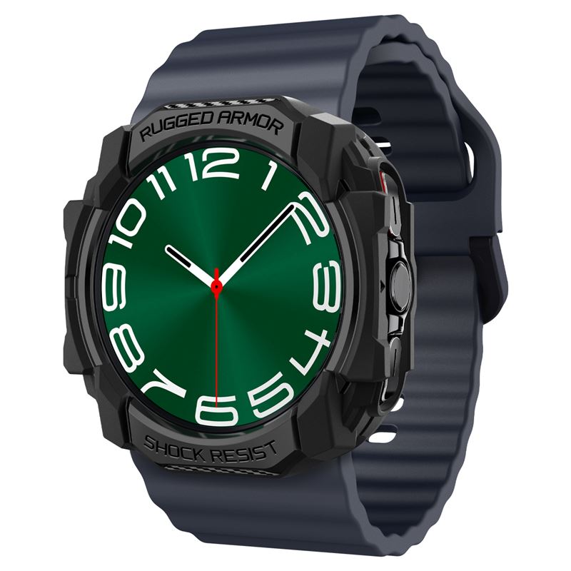 Spigen Rugged Armor, matte black - Samsung Galaxy Watch Ultra