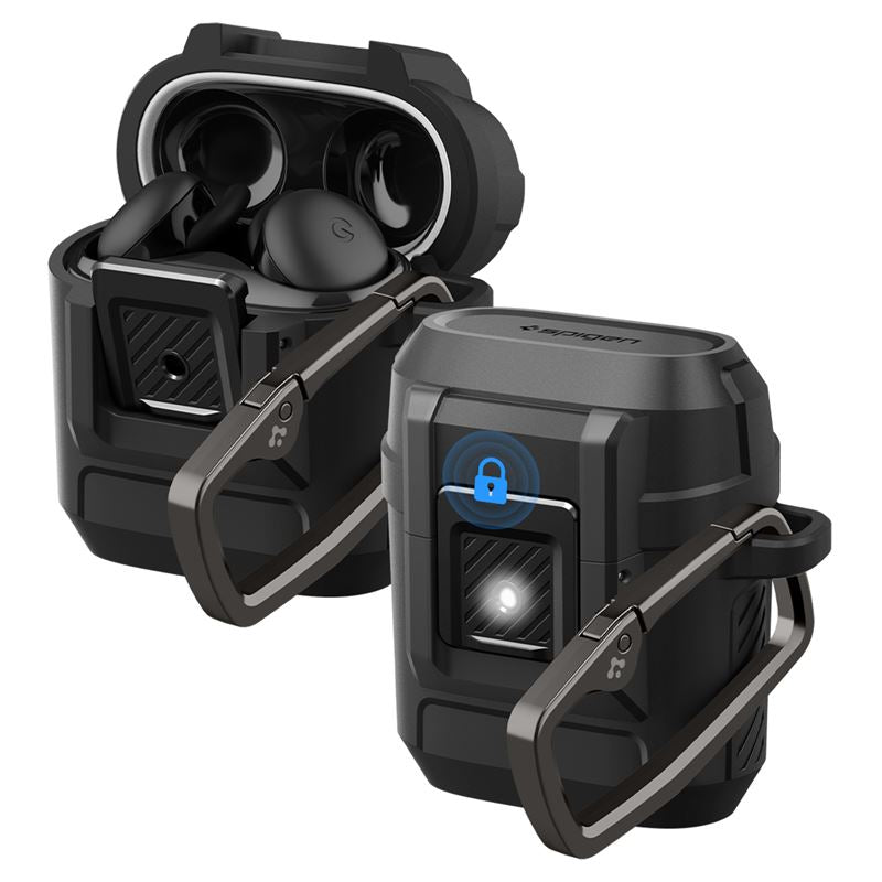 Spigen Lock Fit, matte black - Google Pixel Buds 2a