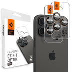 Spigen Glass tR EZ Fit Optik Pro 2 Pack, desert titanium - iPhone 17/16 Pro / 17/16 Pro Max