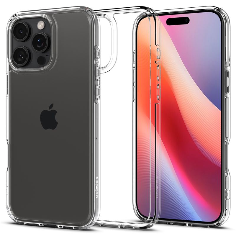 Spigen Crystal Hybrid, krištáľovo čisté – iPhone 16 Pro Max