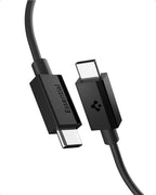 Spigen Essential USB C na USB C 60W kábel, čierny EB6020CC