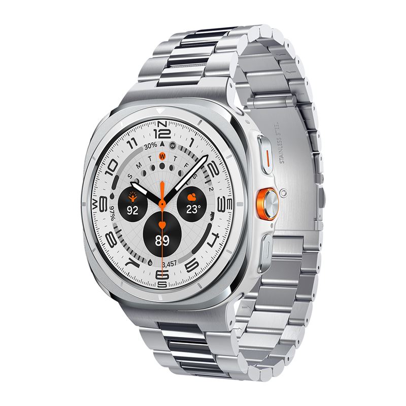 Spigen Modern Fit 316L, silver - Samsung Galaxy Watch Ultra 2/Ultra 47mm
