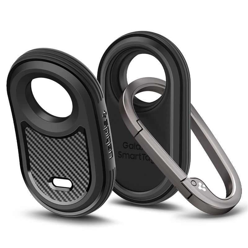 Spigen Rugged Armor, black - Samsung Galaxy Smart Tag 2 2023