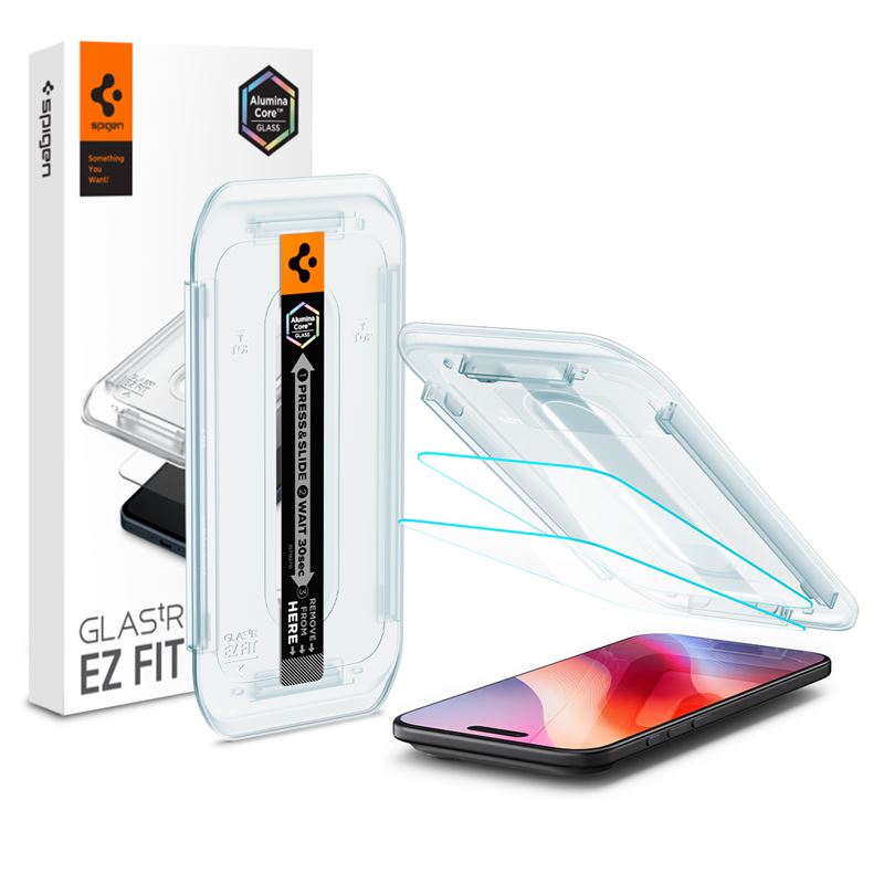 Spigen Glass tR EZ Fit 2 Pack - iPhone Air