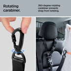 Spigen Universal Car Seat Belt Holder For Pet PS100, black