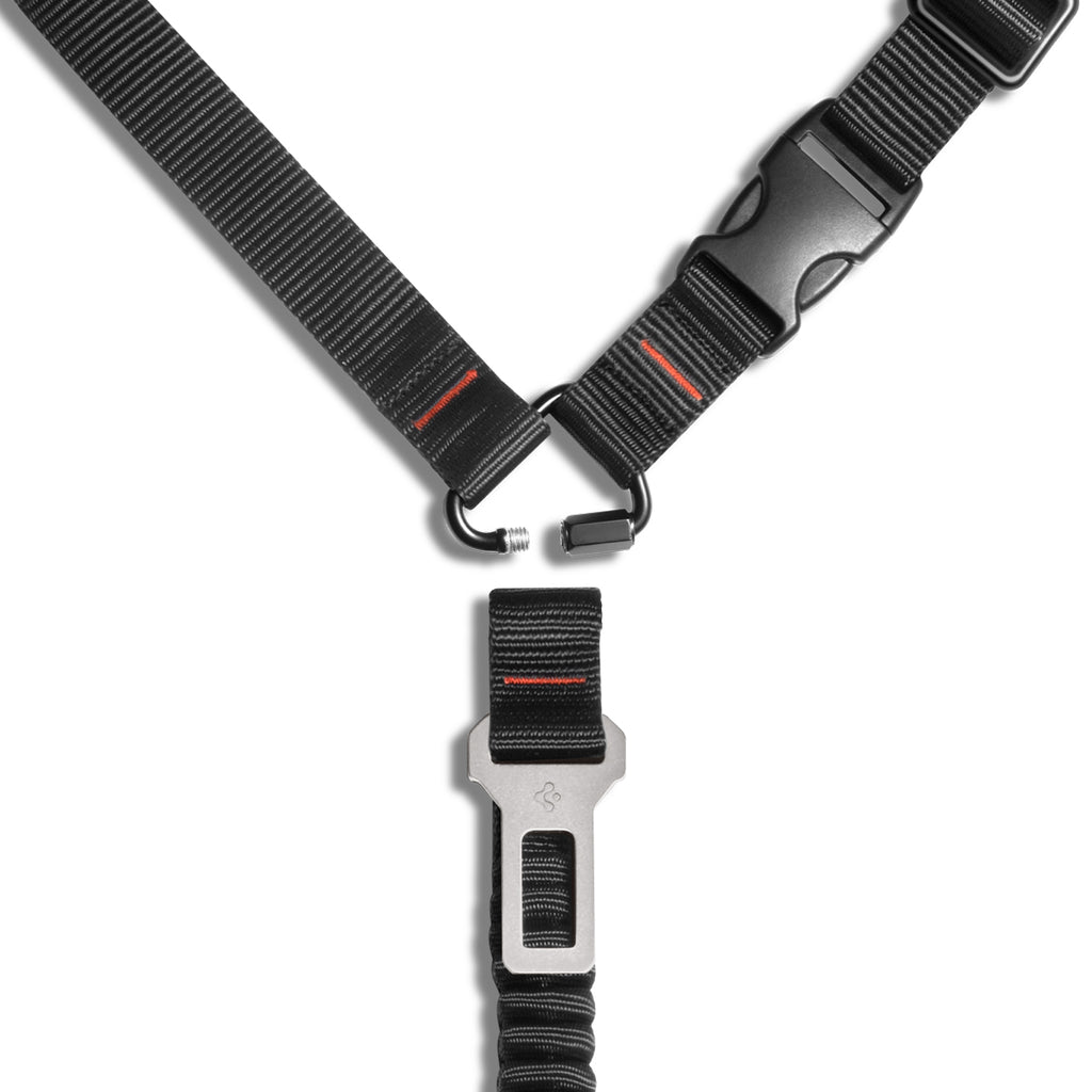 Spigen Universal Car Seat Belt Holder For Pet PS100, black