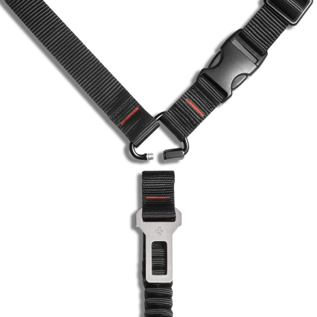 Spigen Universal Car Seat Belt Holder For Pet PS100, black