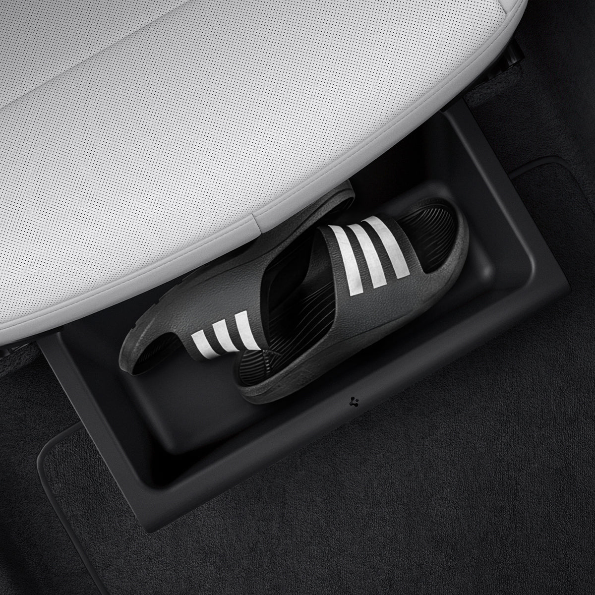 Spigen Tesla Underseat Storage Organizer 2 Pack, black - Tesla Model Y (Juniper)