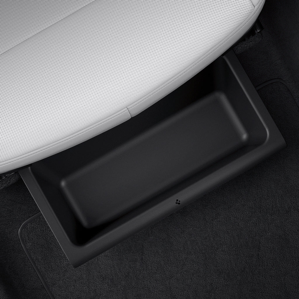 Spigen Tesla Underseat Storage Organizer 2 Pack, black - Tesla Model Y (Juniper)