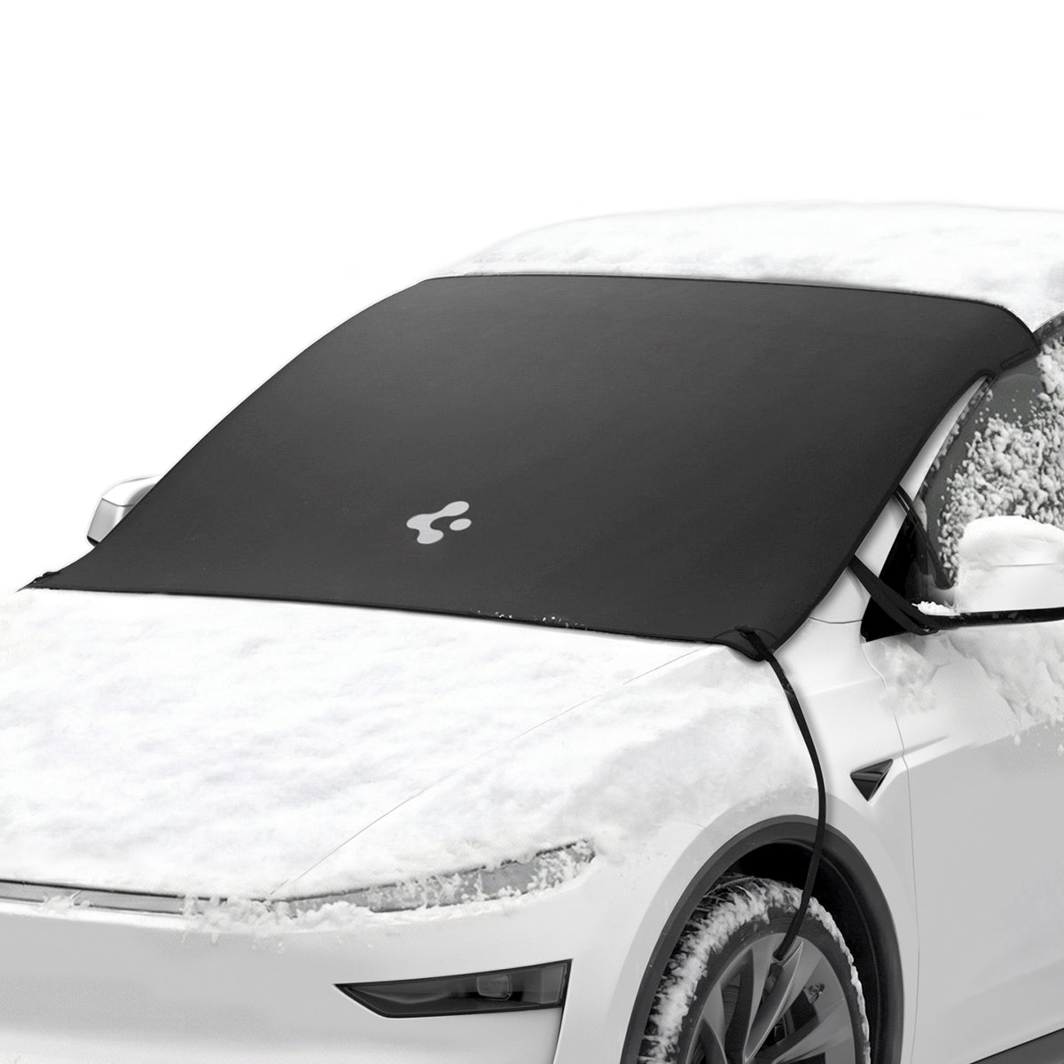 Spigen Tesla Predná krycia plachta na čelné sklo, čierna – Tesla Model 3/3 (2024)/Y/Y (Juniper)