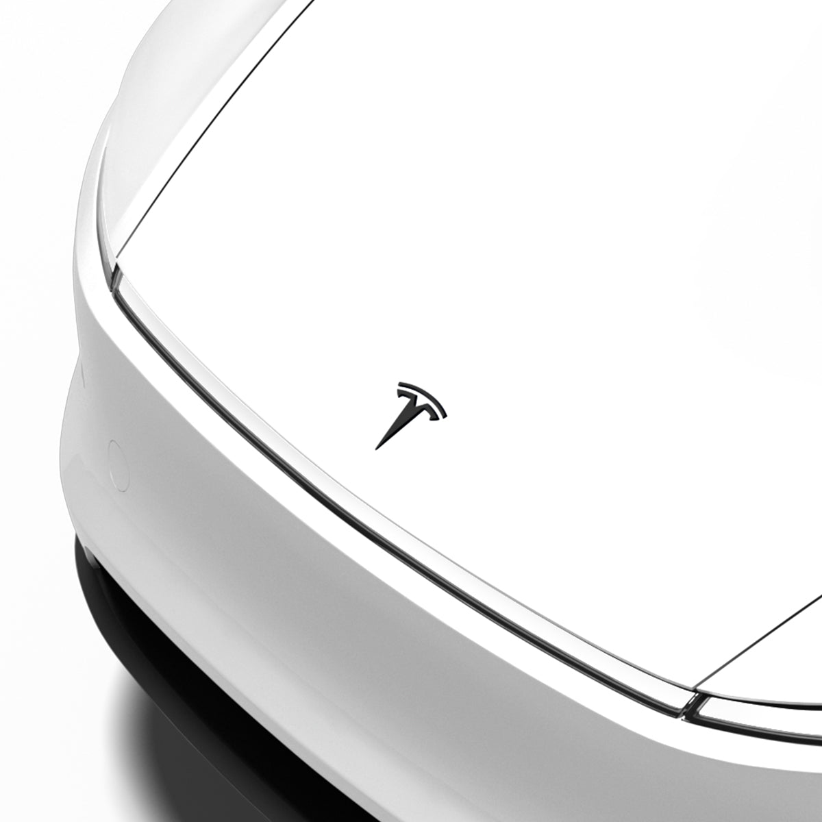 Spigen Tesla Front Emblem, black - Tesla Model Y(Juniper)