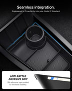 Spigen Tesla Lower Center Console Organizer, čierny - Tesla Model Y (Štandard)
