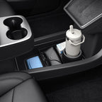 Spigen Tesla Lower Center Console Organizer, čierny - Tesla Model Y (Štandard)