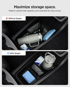 Spigen Tesla Lower Center Console Organizer, čierny - Tesla Model Y (Štandard)