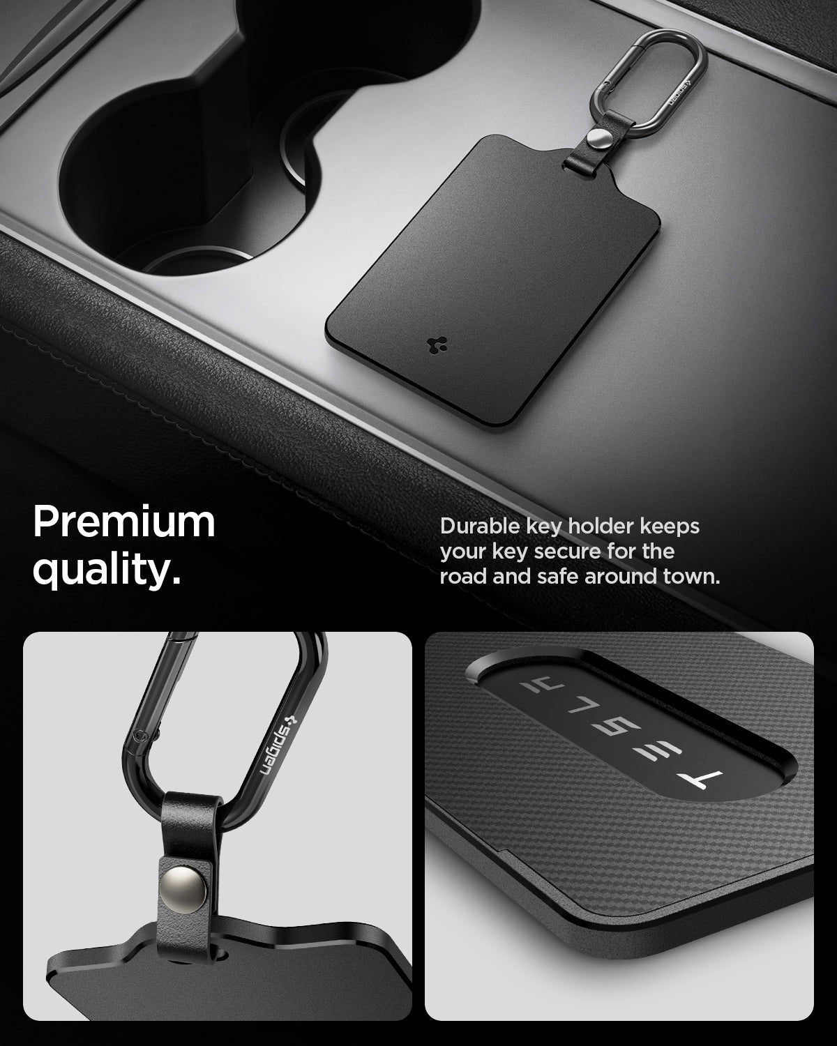 Spigen Tesla Card Holder 1 Pack, black - Tesla Key Card