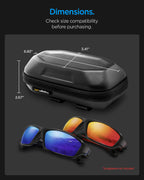 Spigen Lock Fit Sunglasses Case, black
