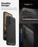 Spigen Rugged Armor, matte black - Samsung Galaxy A57 5G