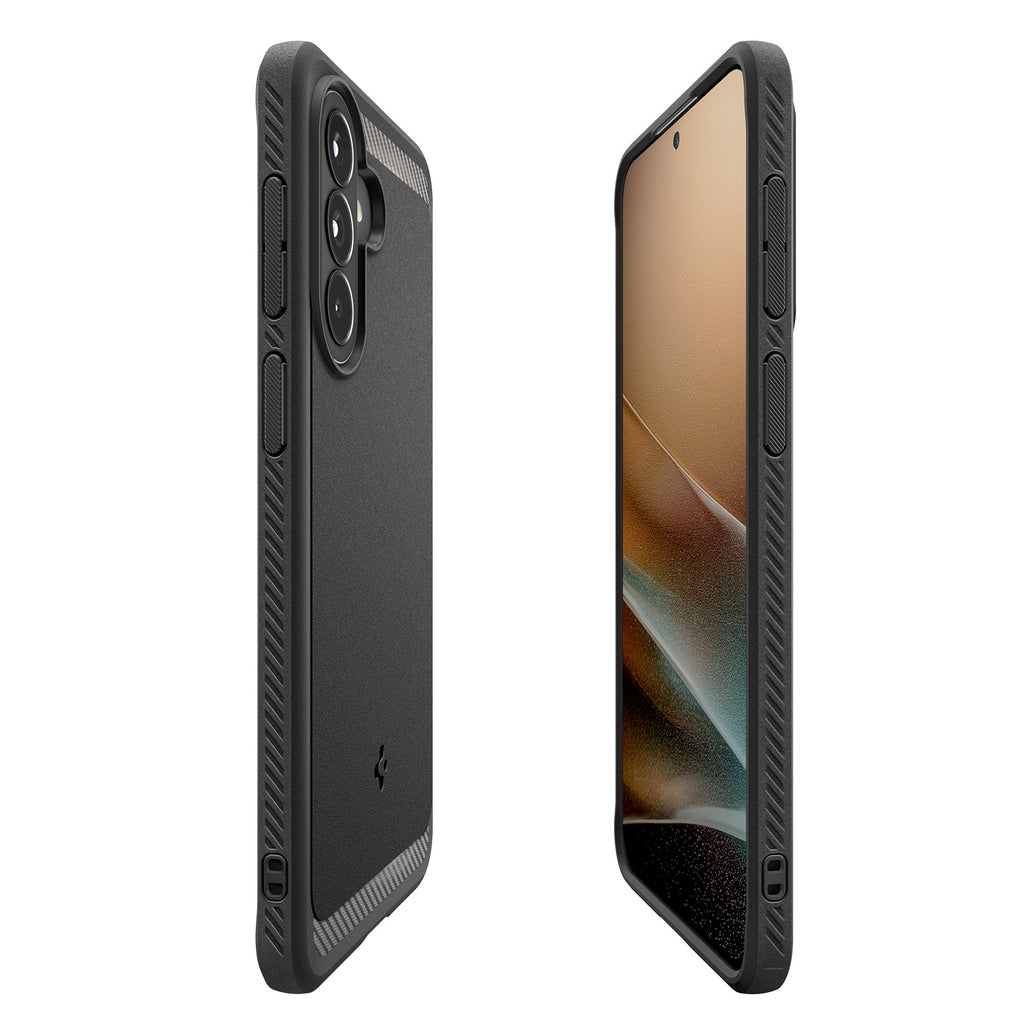 Spigen Rugged Armor, matte black - Samsung Galaxy A57 5G