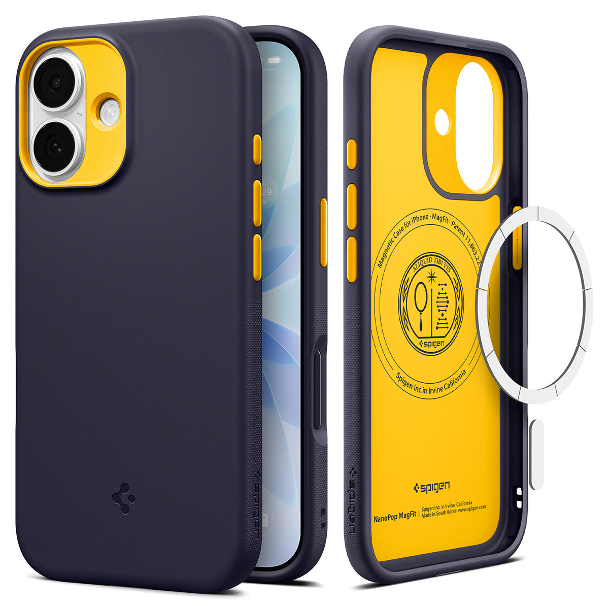 Spigen Nano Pop MagSafe, blueberry navy - iPhone 17
