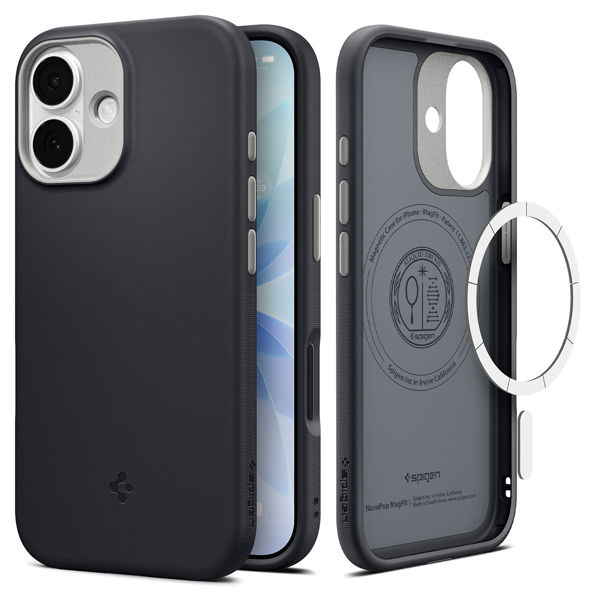 Spigen Nano Pop MagSafe, black sesame - iPhone 17