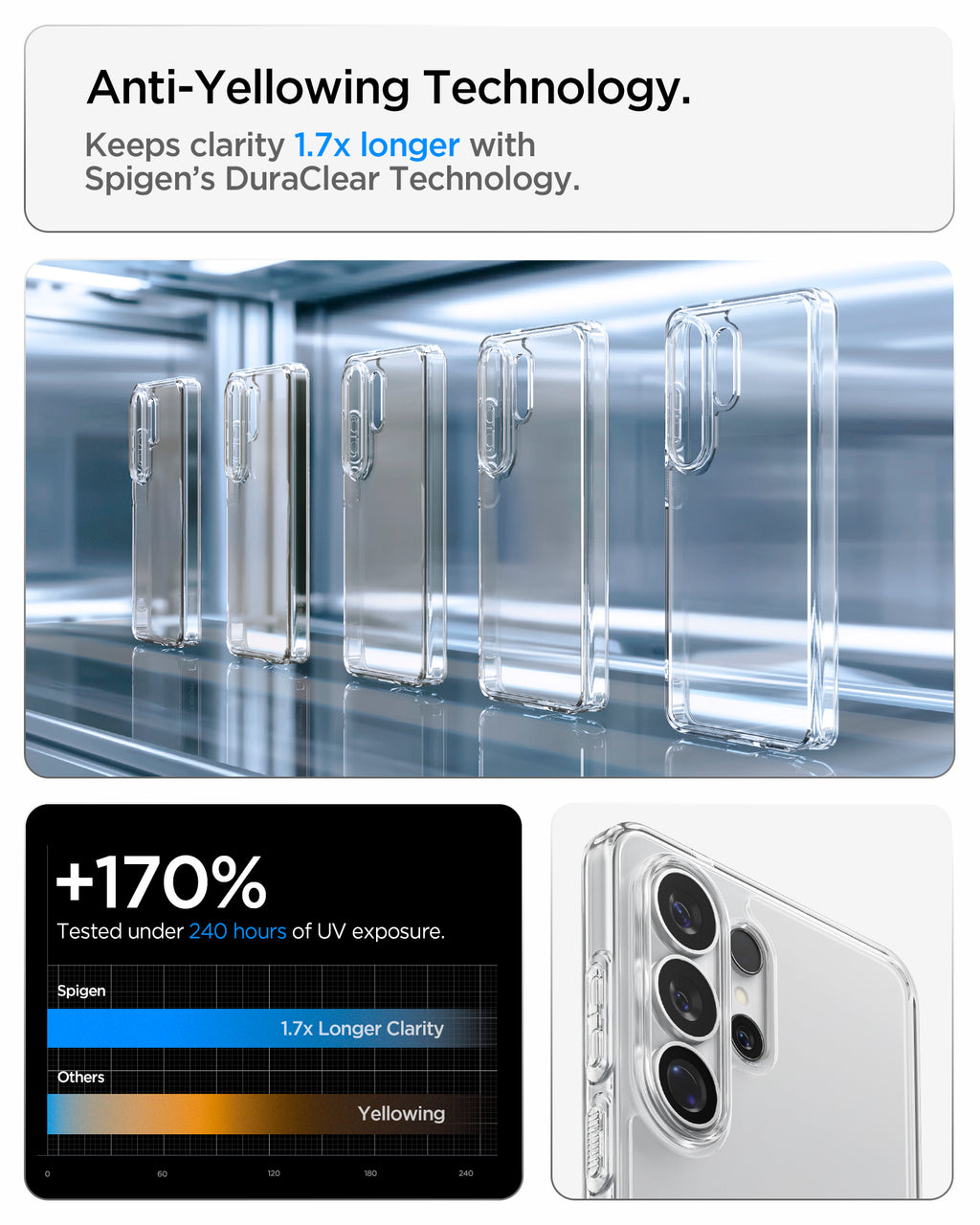 Spigen Ultra Hybrid, crystal clear - Samsung Galaxy S26 Ultra