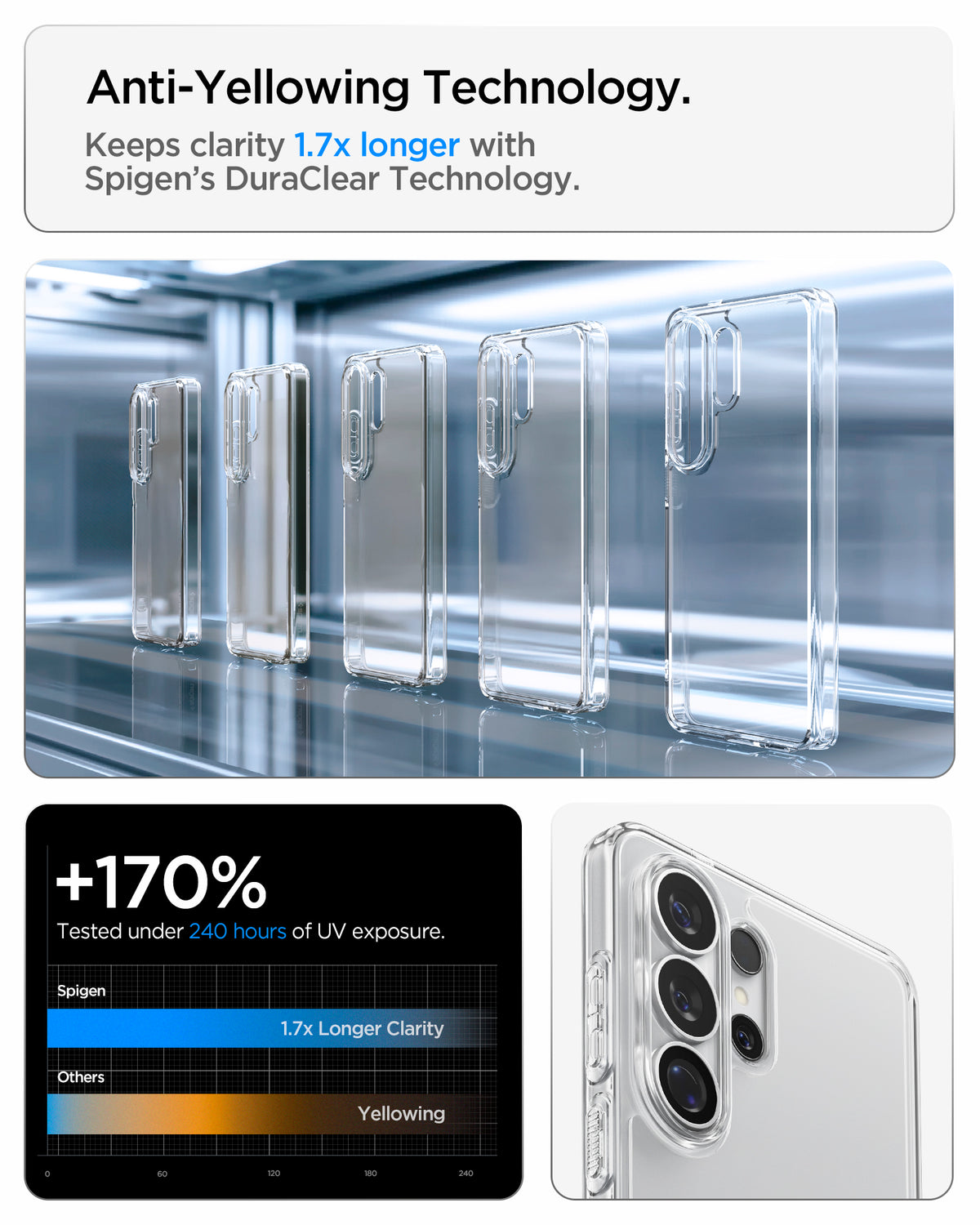 Spigen Ultra Hybrid, crystal clear - Samsung Galaxy S26 Ultra