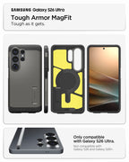 Spigen Tough Armor MagSafe, gunmetal - Samsung Galaxy S26 Ultra