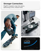 Spigen Tough Armor MagSafe, abyss green - Samsung Galaxy S26 Ultra