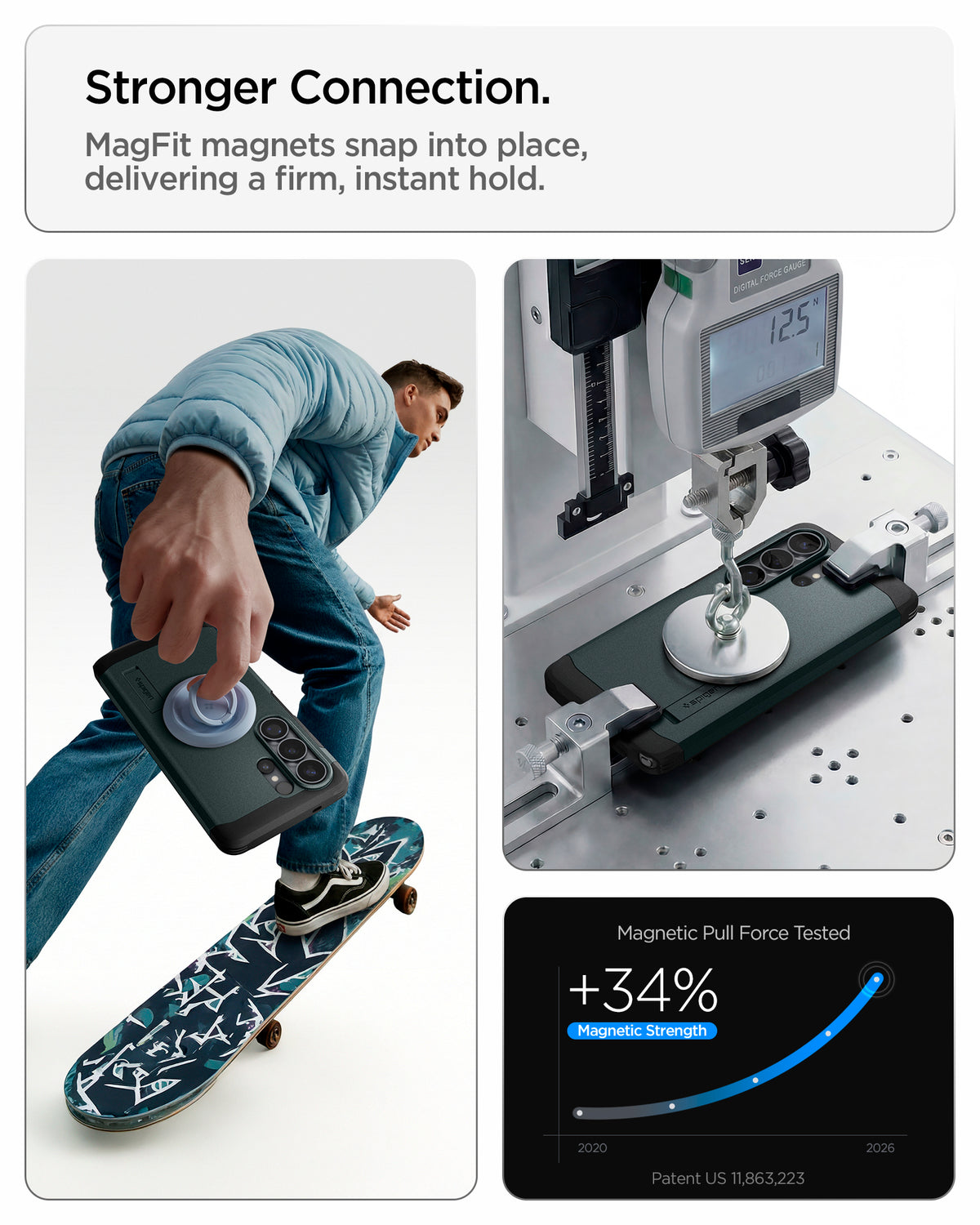 Spigen Tough Armor MagSafe, abyss green - Samsung Galaxy S26 Ultra