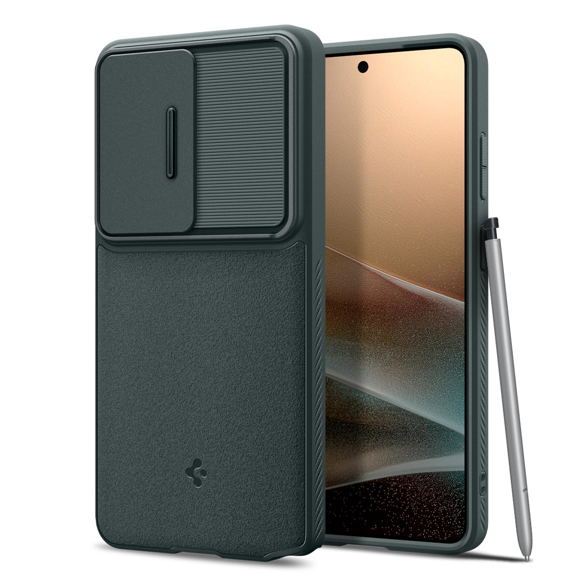 Spigen Optik Armor, abyss green - Samsung Galaxy S26 Ultra