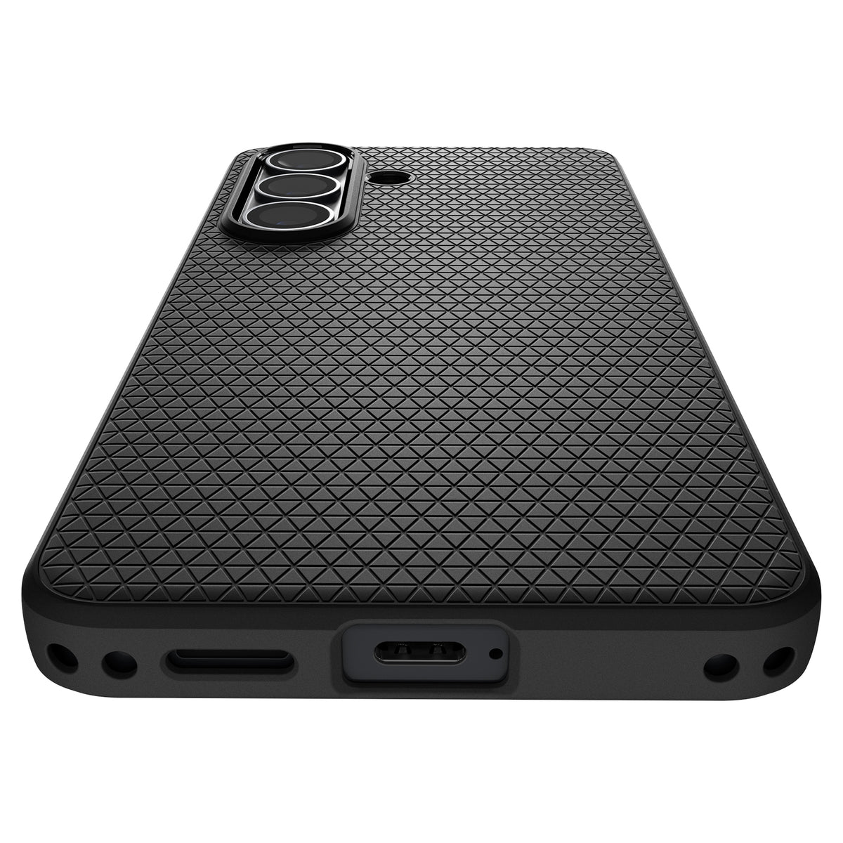 Spigen Liquid Air, matte black - Samsung Galaxy S26+