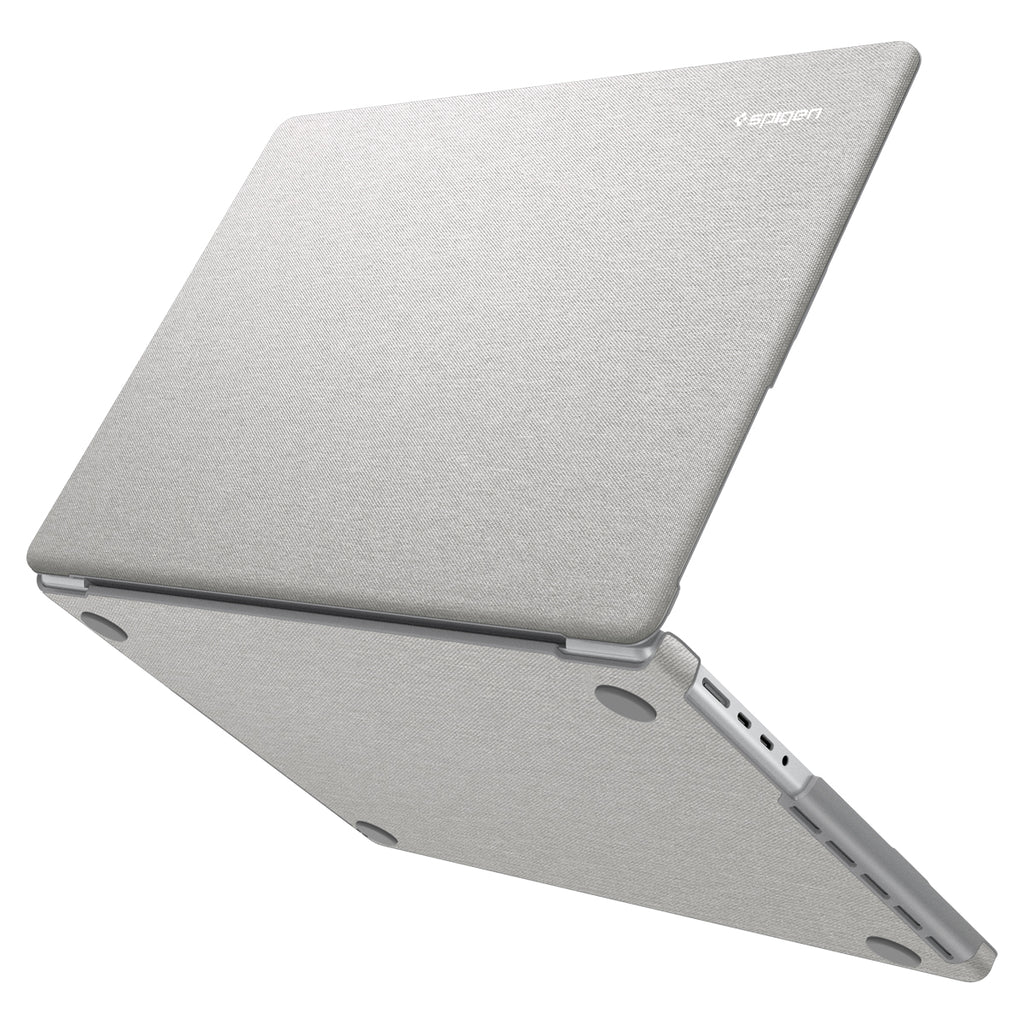 Spigen Urban Fit, heather gray - MacBook Pro 16" M4 2024/M3 2023/M2 2023/M1 2021