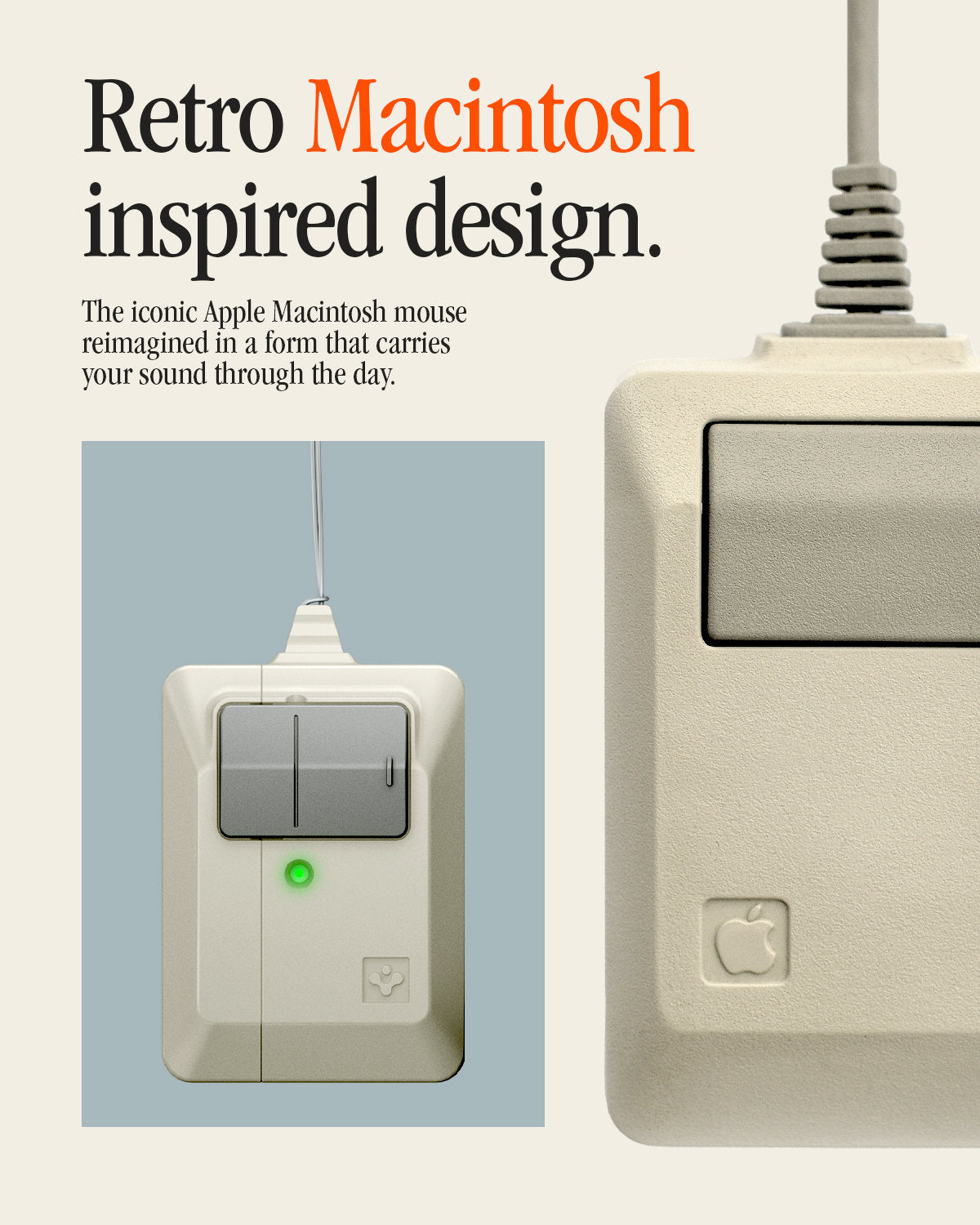 Spigen Classic LS, stone - AirPods Pro 3