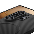 Spigen Air Skin Aramid MagSafe, čierny - Samsung Galaxy S26 Ultra