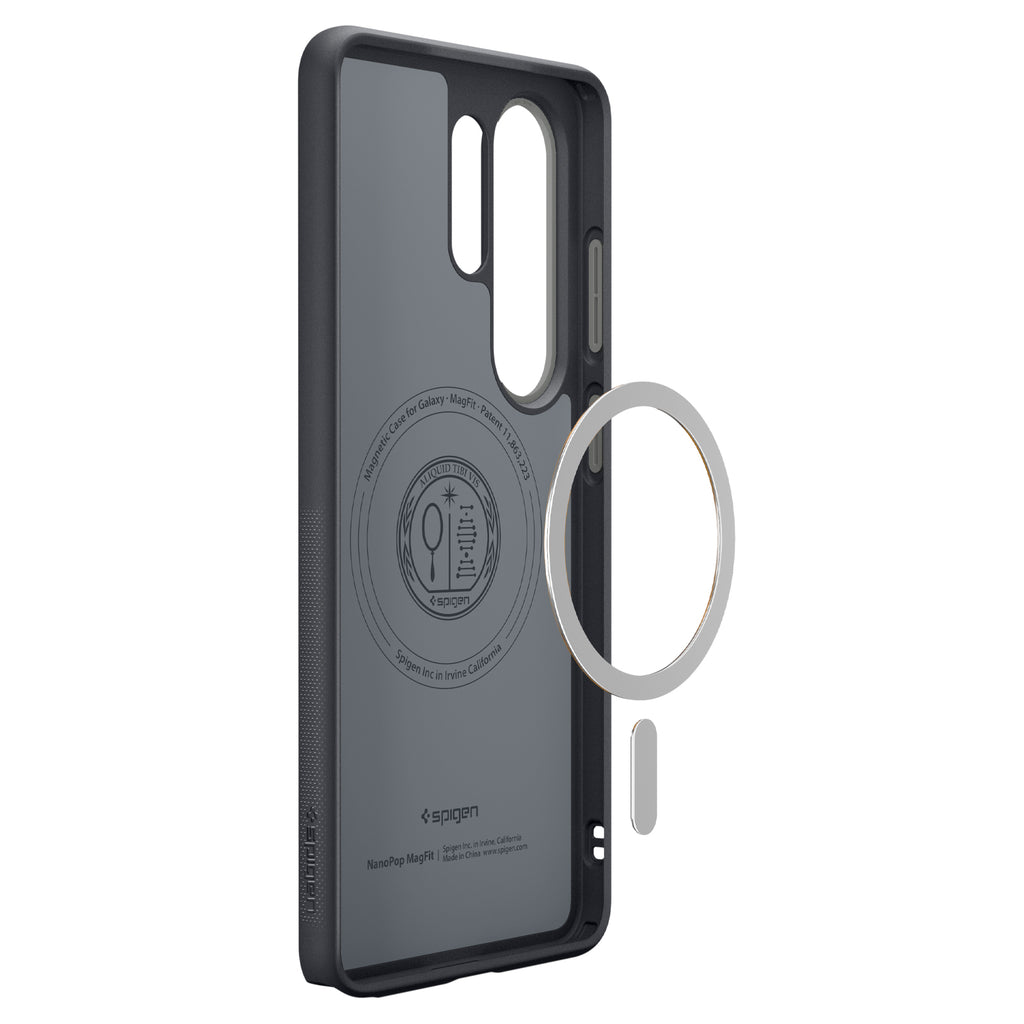 Spigen Nano Pop MagSafe, black sesame - Samsung Galaxy S26 Ultra