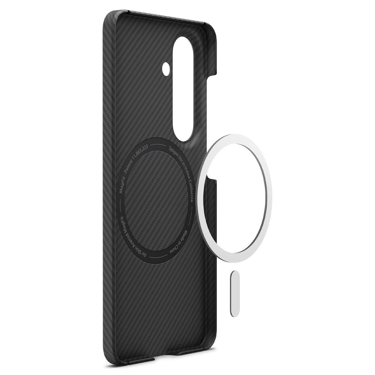Spigen Air Skin Aramid MagSafe, čierny - Samsung Galaxy S26