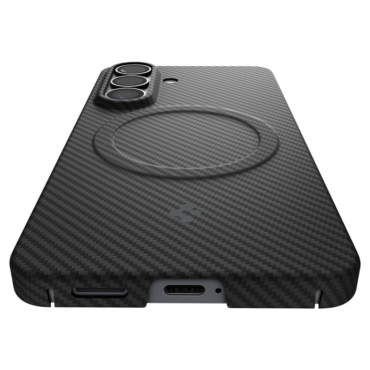 Spigen Air Skin Aramid MagSafe, čierny - Samsung Galaxy S26