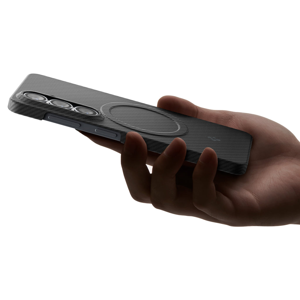 Spigen Air Skin Aramid MagSafe, čierny - Samsung Galaxy S26